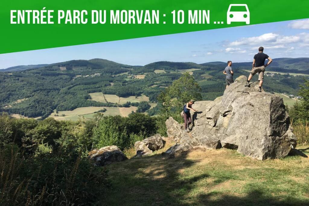 La Fontaine Neuve-Avallon-5 Personnes-1 Chambre-3 Lits-Parking-Wifi Екстериор снимка